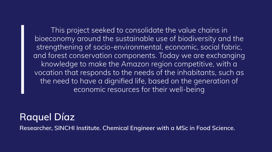 Quotes website UK PACT-14-SINCHI project colombia quote