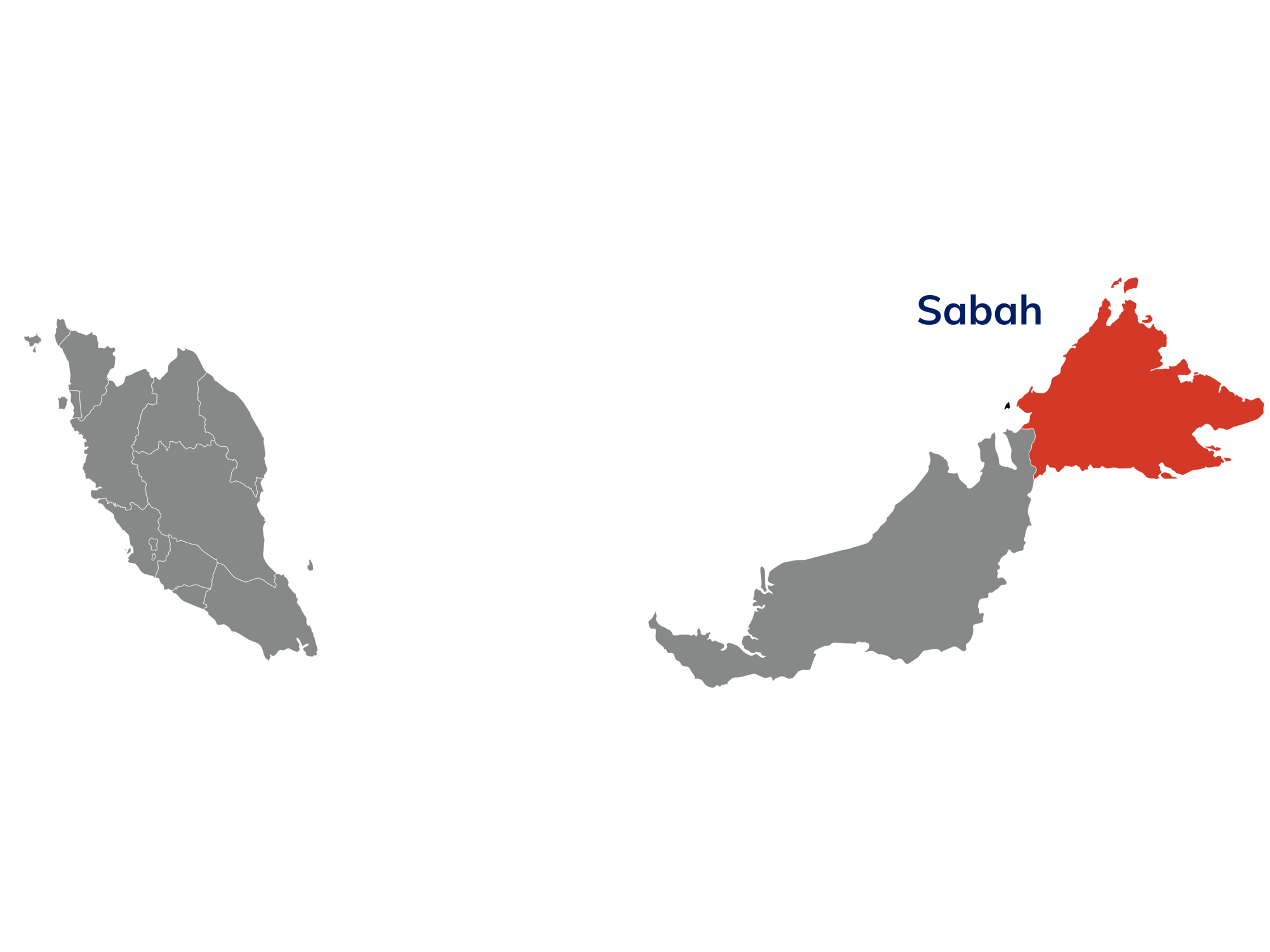 Forever Sabah Malaysia map 1
